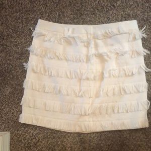 Limited brand off white short skirt worn once